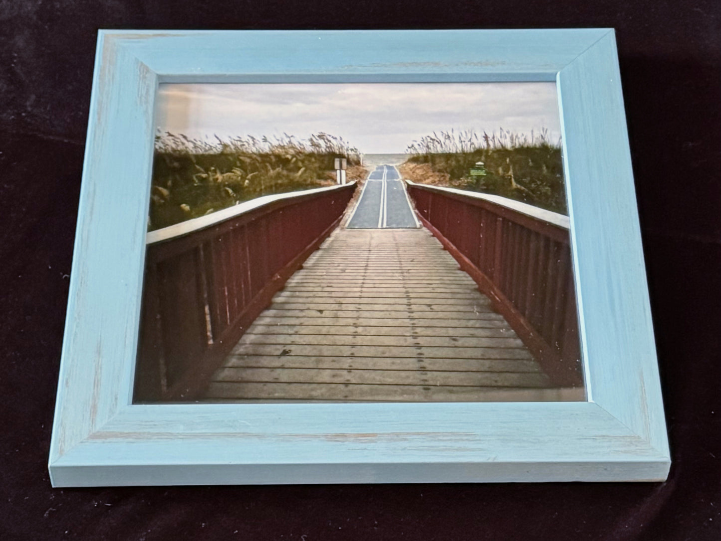 Blue Framed Beach Dock in Hilton Head, South Carolina image 0