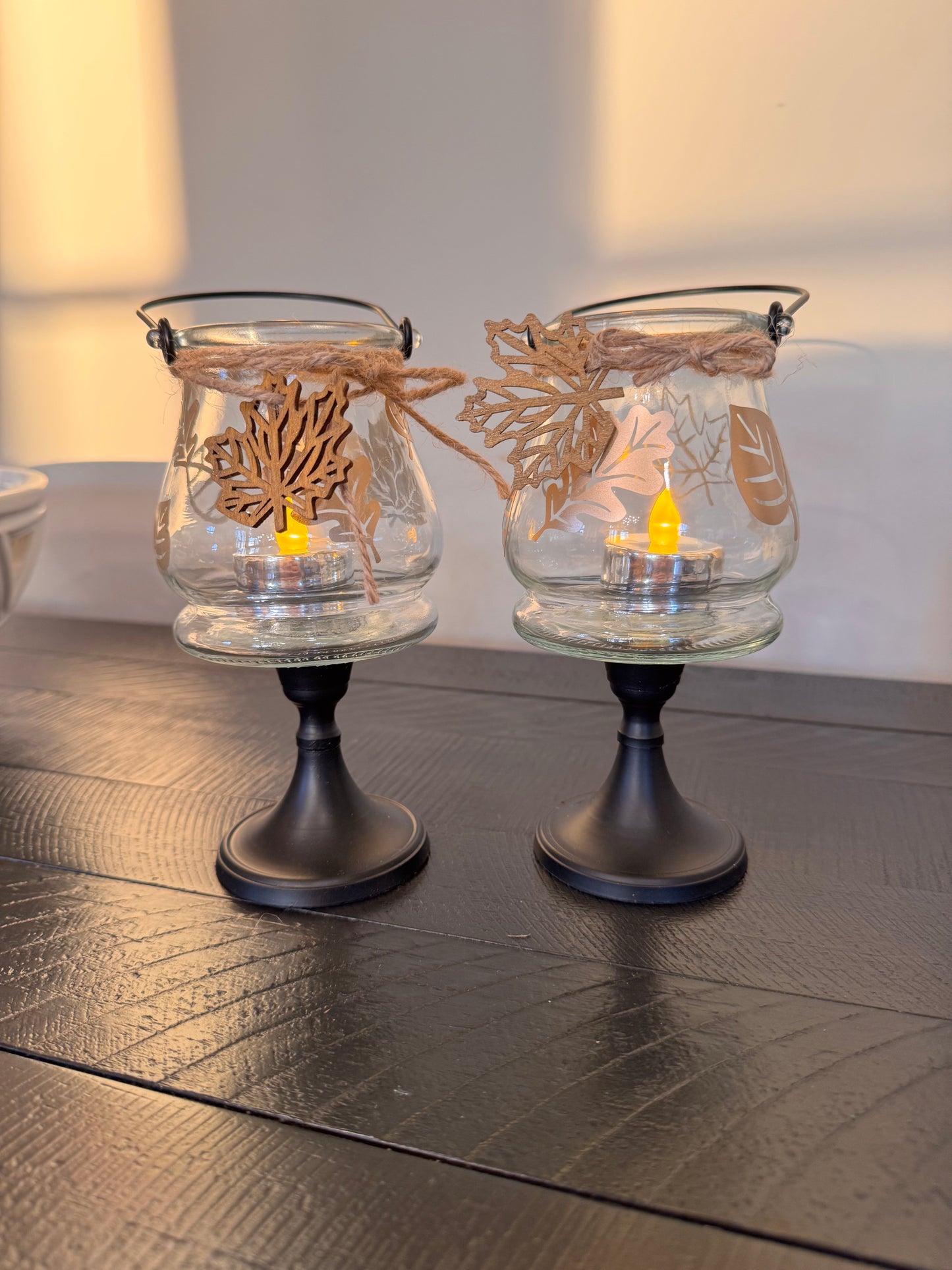 Autumn Leaf Candle holders