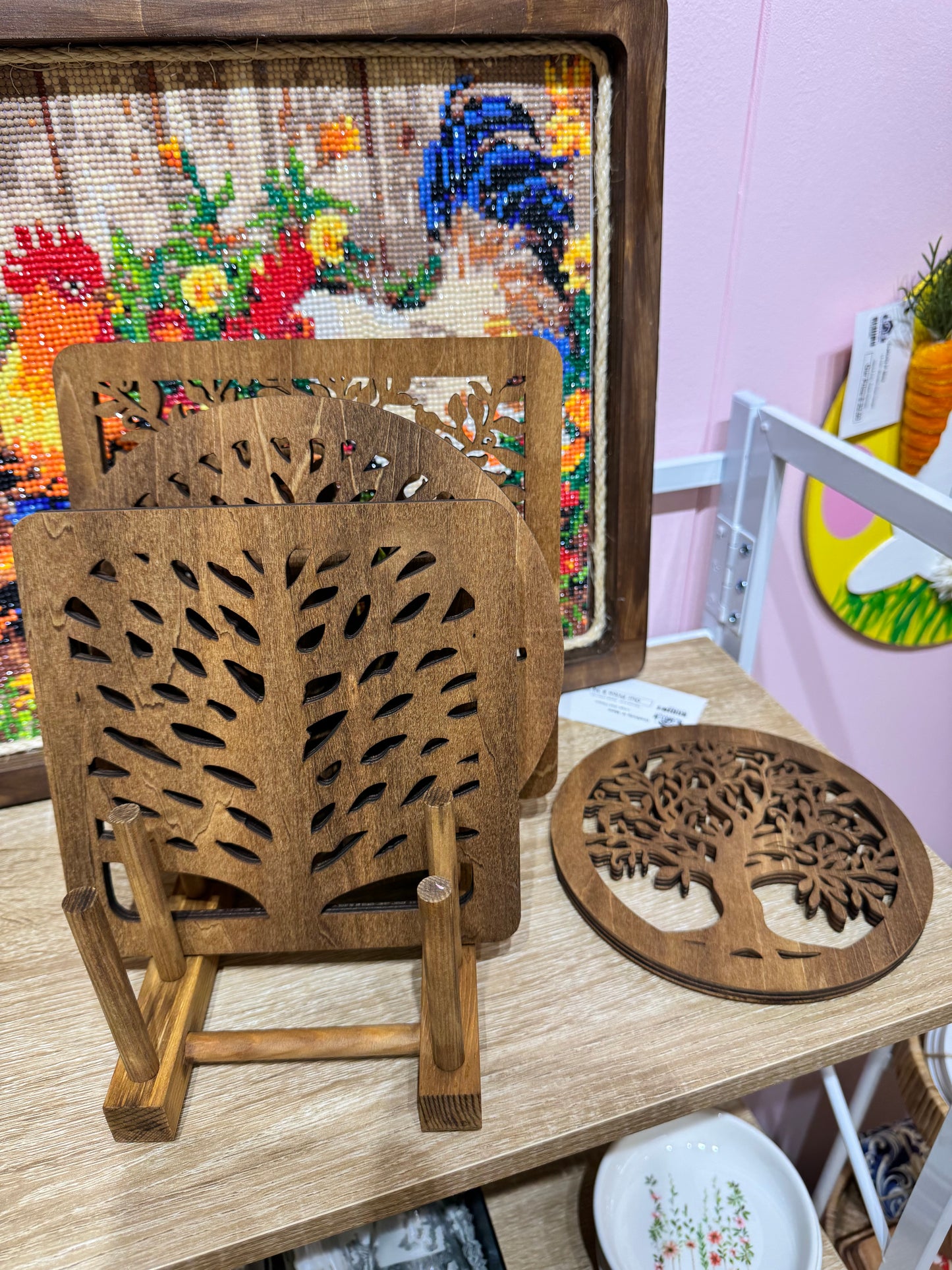 Tree of Life Wood Trivets image 0