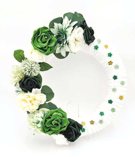Floral and Jeweled Wreath image 0