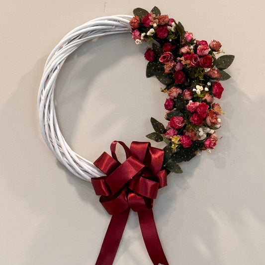 BurgundyRose Wreath image 0