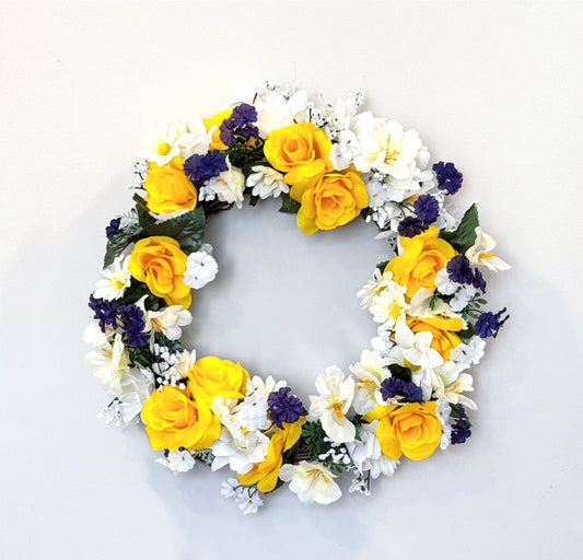 Jump into Spring Floral Wreath image 0