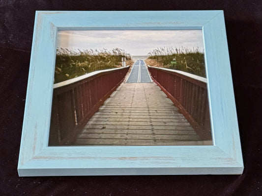 Blue Framed Beach Dock in Hilton Head, South Carolina image 0