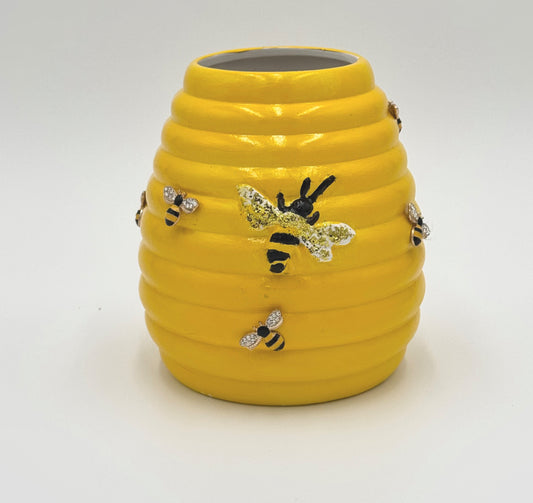 Ceramic Honey Bee Pot image 0